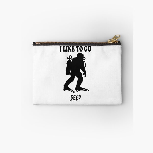 Item preview, Bigfoot Scuba Dive To deep Long Sleeve Shirt, Diving Sasquatch designed and sold by Papinour.