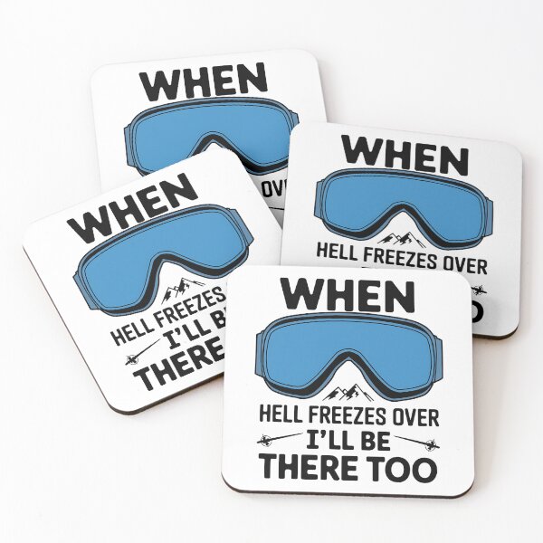 Item preview, When Hell Freezes Over Funny Skiing designed and sold by TheWizArt.
