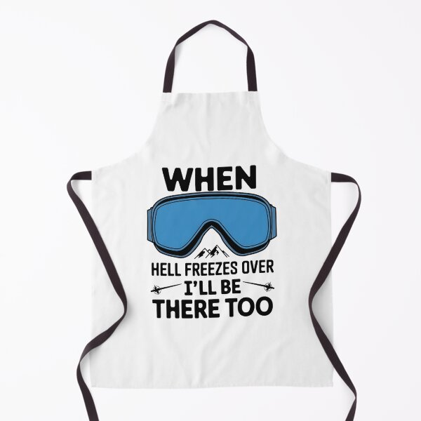 Item preview, When Hell Freezes Over Funny Skiing designed and sold by TheWizArt.