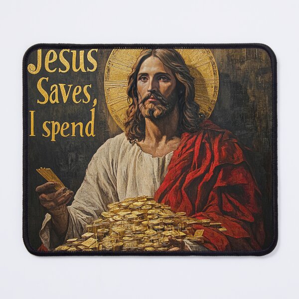Item preview, Jesus Saves, I spend designed and sold by Brendon987.