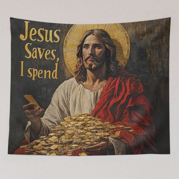 Item preview, Jesus Saves, I spend designed and sold by Brendon987.