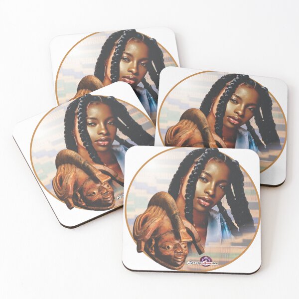 Item preview, Cultural Reflections - The Girl and the African Mask designed and sold by BeautyAnnetics.