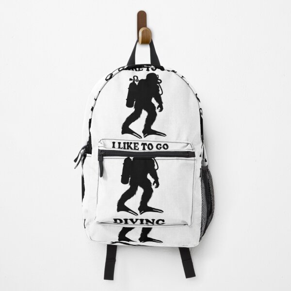 Item preview, Bigfoot Scuba Diver Long Sleeve Shirt, Diving Sasquatch designed and sold by Papinour.