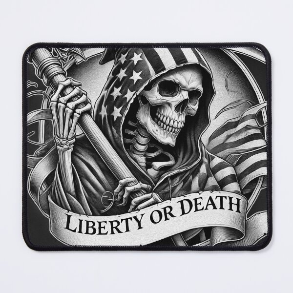 Item preview, The Grim Reaper in the American Flag Hood designed and sold by Lisa Thomas.