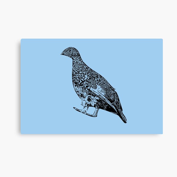 Item preview, White-tailed Ptarmigan Black Design  designed and sold by designsasstultd.