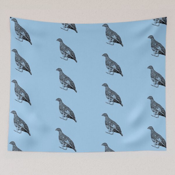 Item preview, White-tailed Ptarmigan Black Design  designed and sold by designsasstultd.