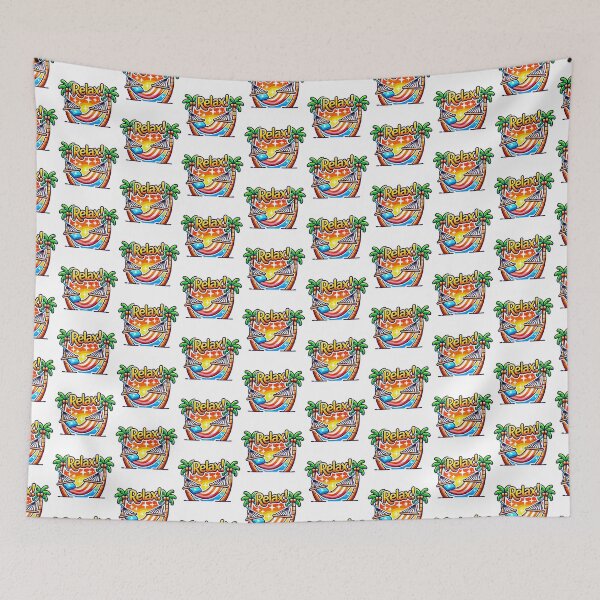 Item preview, Relax Tropical Hammock Illustration designed and sold by Akioos.