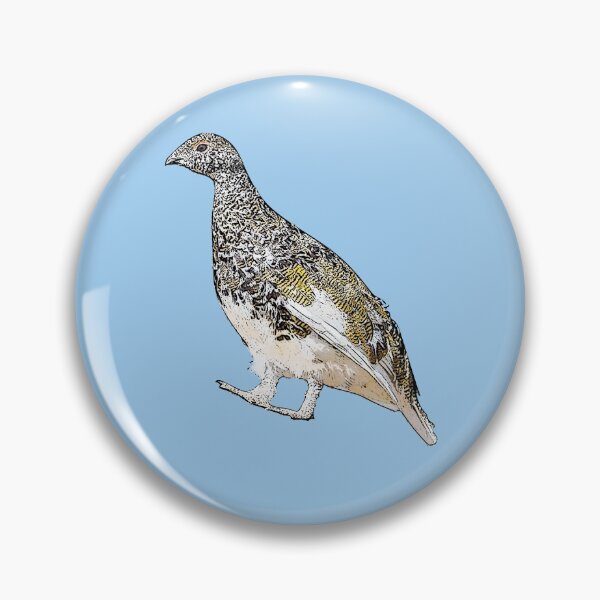 Item preview, White-tailed Ptarmigan Black Alternate Design  designed and sold by designsasstultd.
