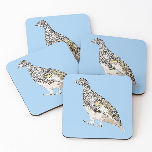 Item preview, White-tailed Ptarmigan Black Alternate Design  designed and sold by designsasstultd.
