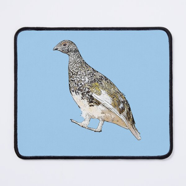 Item preview, White-tailed Ptarmigan Black Alternate Design designed and sold by designsasstultd.