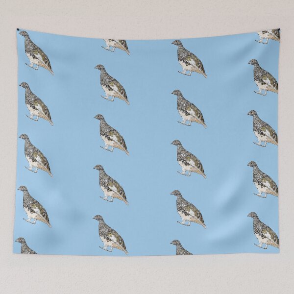 Item preview, White-tailed Ptarmigan Black Alternate Design  designed and sold by designsasstultd.