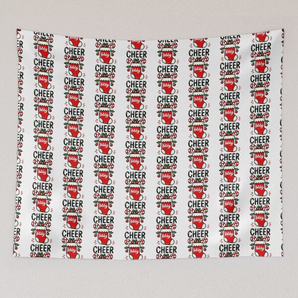 Item preview, Festive Holiday Cheer Stocking Art designed and sold by Akioos.