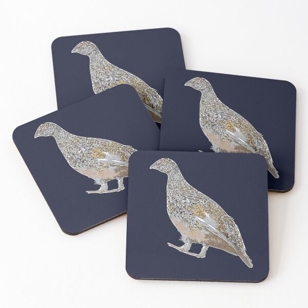 Item preview, White-tailed Ptarmigan White Alternate Design  designed and sold by designsasstultd.