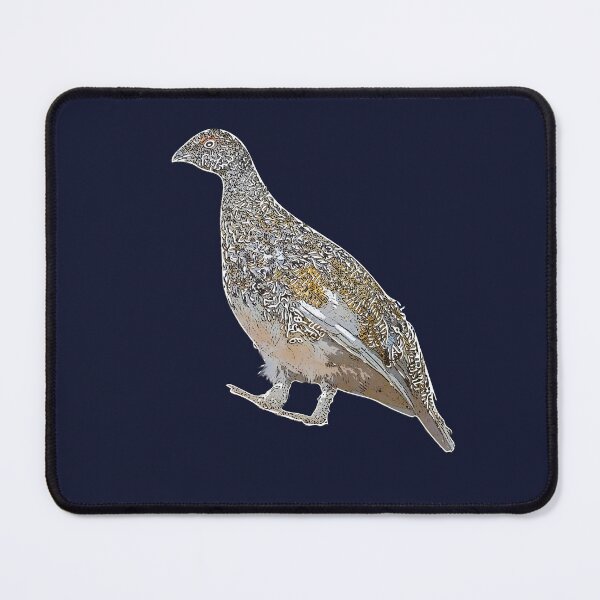 Item preview, White-tailed Ptarmigan White Alternate Design designed and sold by designsasstultd.