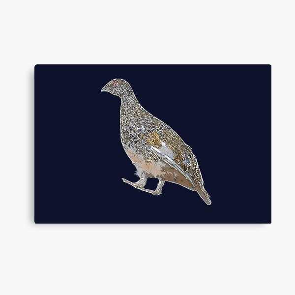 Item preview, White-tailed Ptarmigan White Alternate Design  designed and sold by designsasstultd.