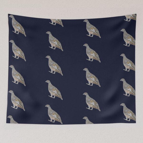 Item preview, White-tailed Ptarmigan White Alternate Design  designed and sold by designsasstultd.