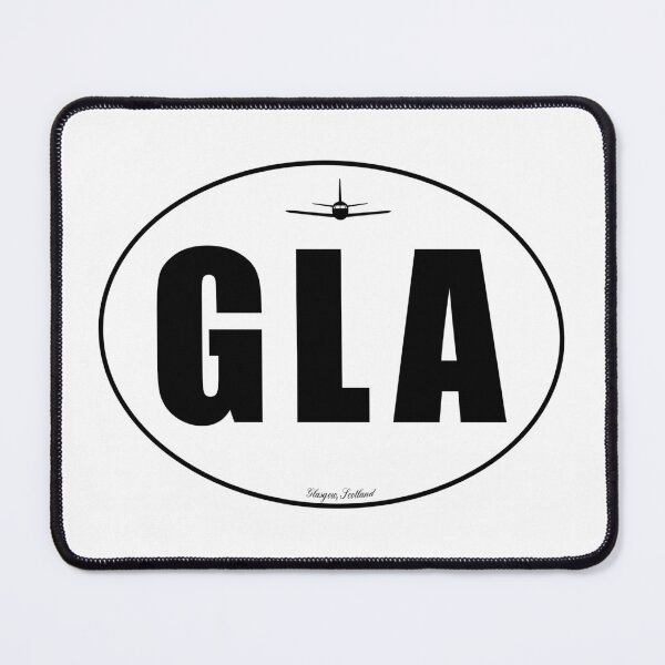 Item preview, GLA Glasgow Scotland Airport Code designed and sold by Lartheviking.