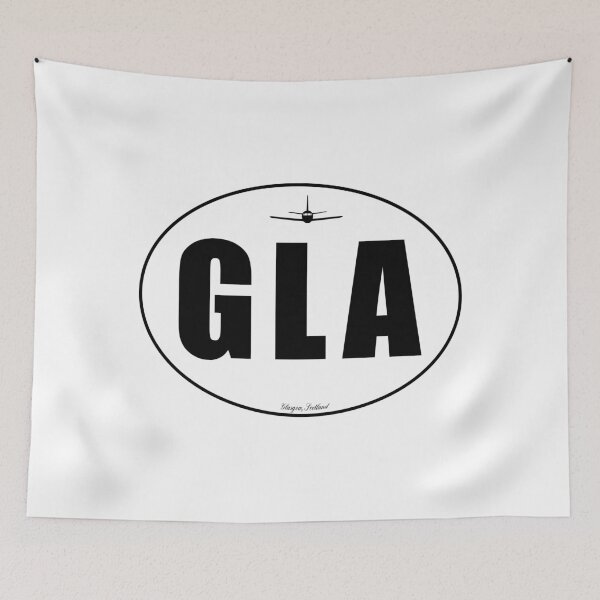 Item preview, GLA Glasgow Scotland Airport Code designed and sold by Lartheviking.