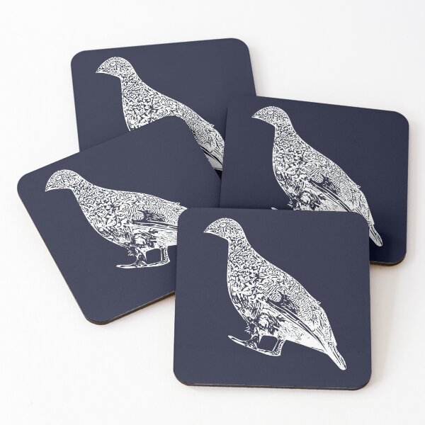 Item preview, White-tailed Ptarmigan White Design  designed and sold by designsasstultd.