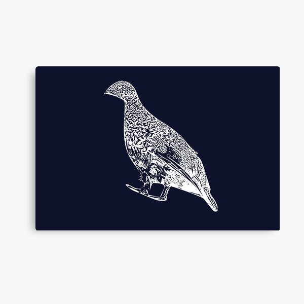 Item preview, White-tailed Ptarmigan White Design  designed and sold by designsasstultd.