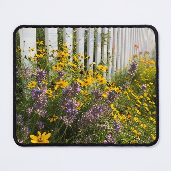 Item preview, Wildflowers Against a White Picket Fence designed and sold by YemmyZImages.