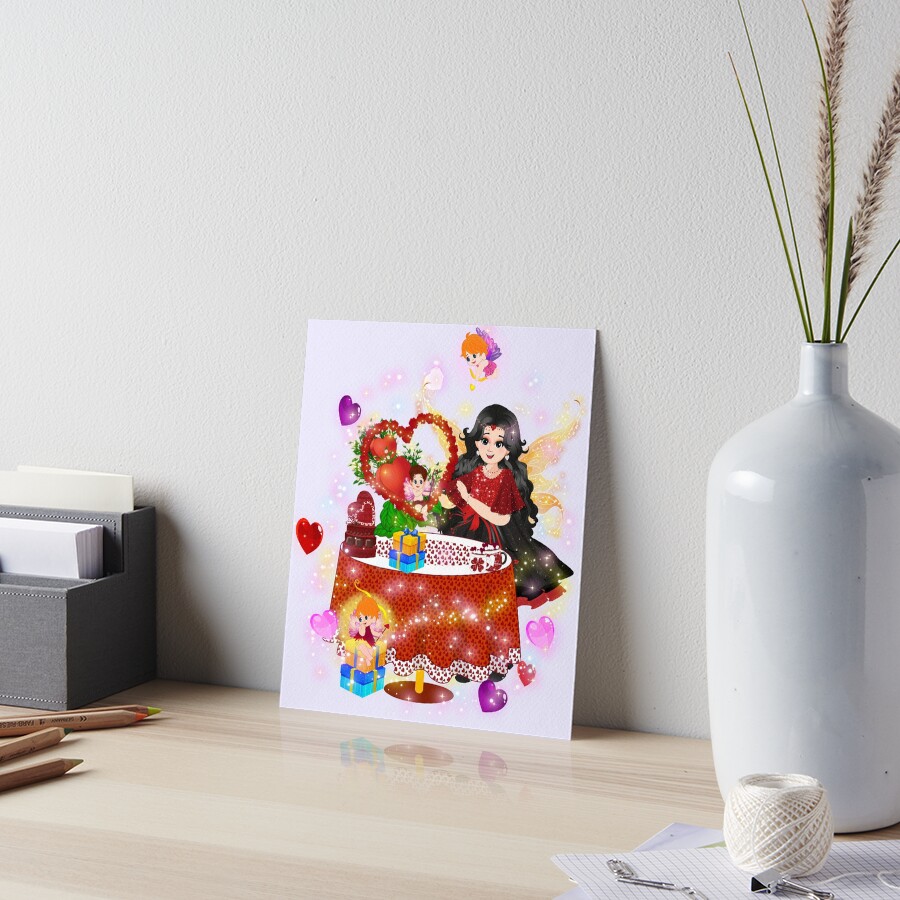 Item preview, Art Board Print designed and sold by FairyBookClub.