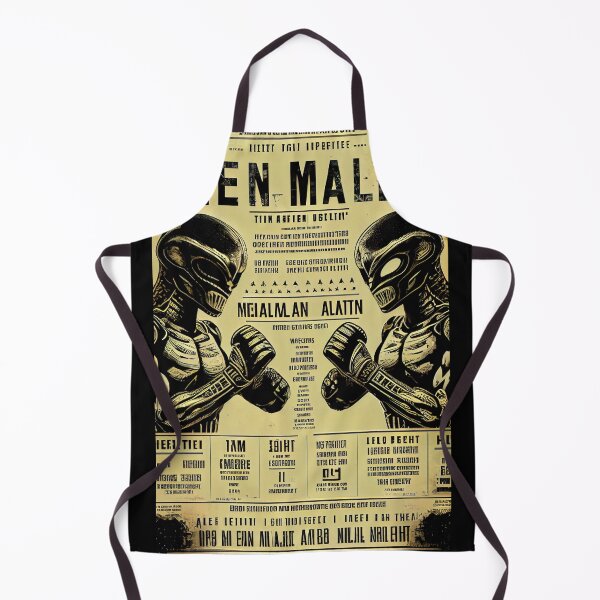 Item preview, Galactic Fight Night: Meialmlan vs Alattn (Alien Warriors in a Futuristic UFC Showdown) designed and sold by ZGigerBarker.