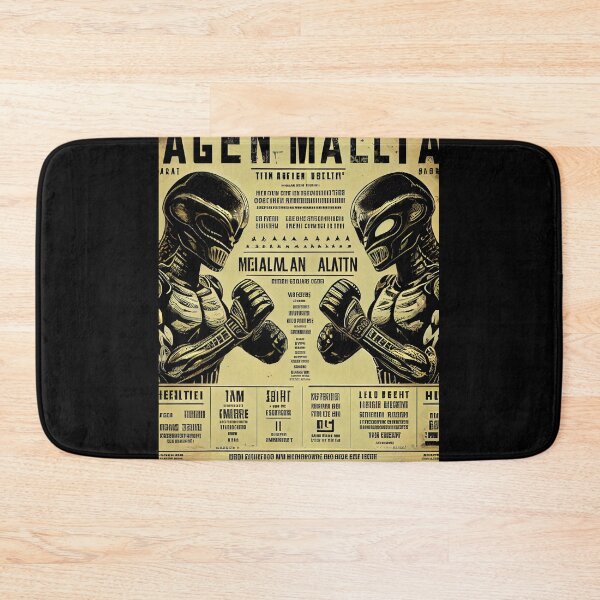Item preview, Galactic Fight Night: Meialmlan vs Alattn (Alien Warriors in a Futuristic UFC Showdown) designed and sold by ZGigerBarker.