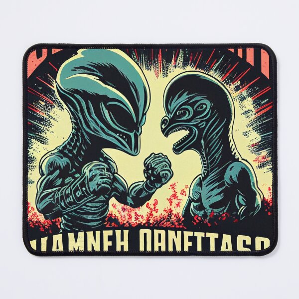 Item preview, Uamneh vs Oanettaso Galactic Warriors: The Ultimate Alien MMA Championship designed and sold by ZGigerBarker.
