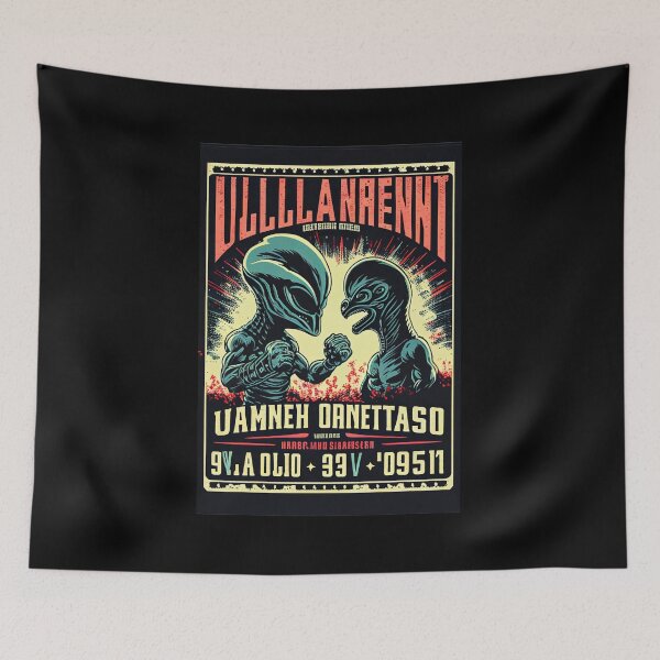 Item preview, Uamneh vs Oanettaso Galactic Warriors: The Ultimate Alien MMA Championship designed and sold by ZGigerBarker.