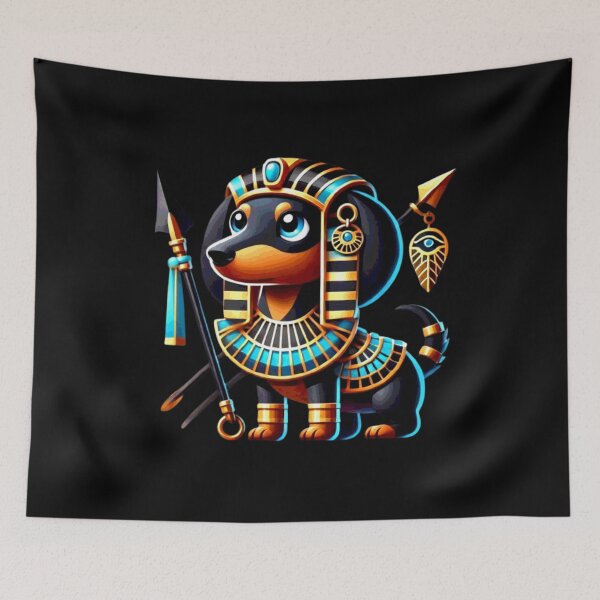 Item preview, Bast Dog Dachshund Egyptian Mythology Goddess Bastet designed and sold by Creat-Des.