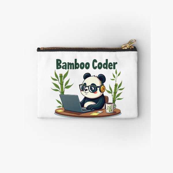Item preview, Cute Bamboo Coder Panda designed and sold by Bulwshop.