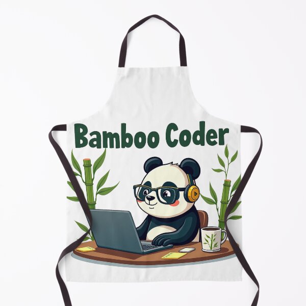 Item preview, Cute Bamboo Coder Panda designed and sold by Bulwshop.