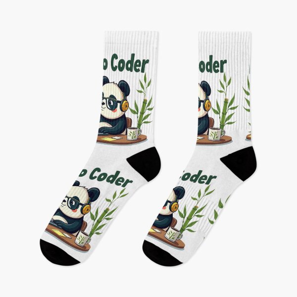 Item preview, Cute Bamboo Coder Panda designed and sold by Bulwshop.