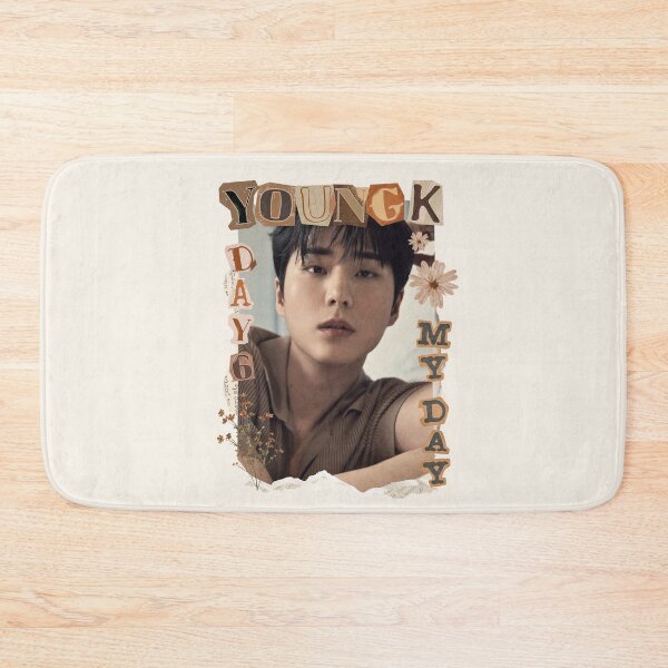 Item preview, DAY6 Young K Members Retro Scrapbook Brown Collage Design designed and sold by HELL0WBELLO.