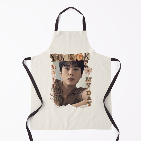 Item preview, DAY6 Young K Members Retro Scrapbook Brown Collage Design designed and sold by HELL0WBELLO.