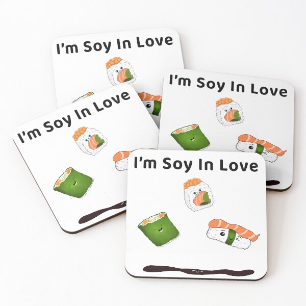 Item preview, I'm Soy In Love Sushi  designed and sold by daphsam.