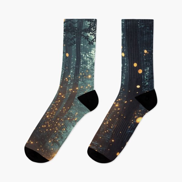 Item preview, Enchanted Forest of Fireflies designed and sold by oanaunciuleanu.