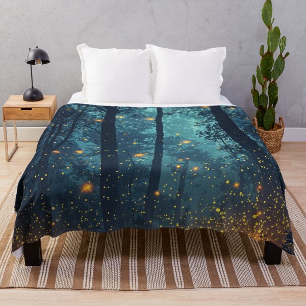 Item preview, Enchanted Forest of Fireflies designed and sold by oanaunciuleanu.