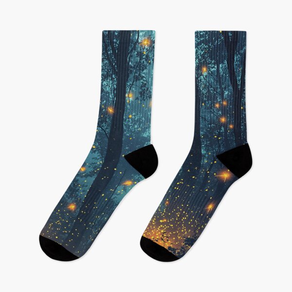 Item preview, Enchanted Forest of Fireflies designed and sold by oanaunciuleanu.