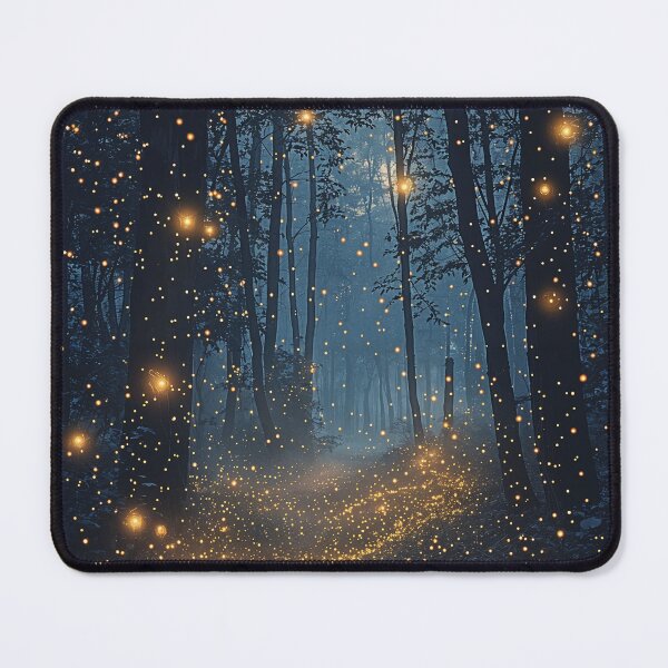 Item preview, Enchanted Forest of Fireflies designed and sold by oanaunciuleanu.