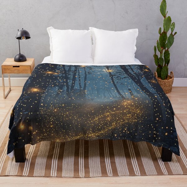 Item preview, Enchanted Forest of Fireflies designed and sold by oanaunciuleanu.