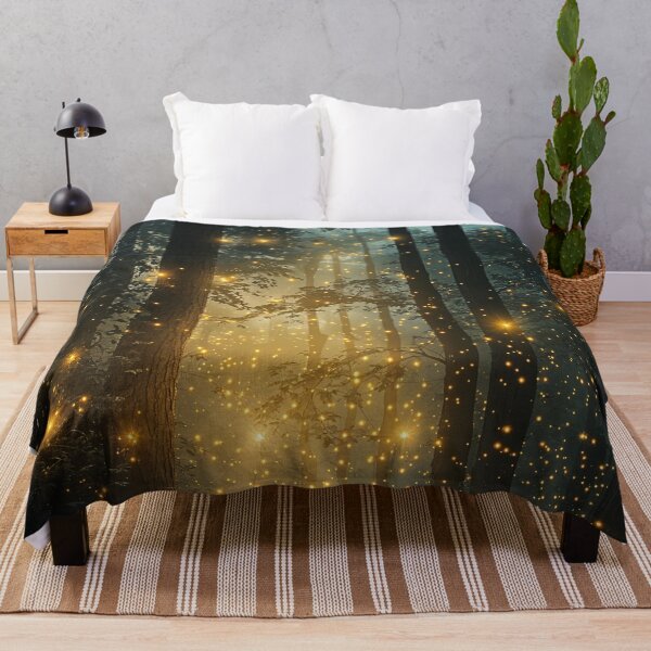 Item preview, Enchanted Forest of Fireflies designed and sold by oanaunciuleanu.