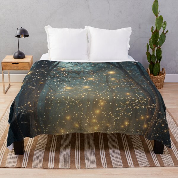 Item preview, Enchanted Forest of Fireflies designed and sold by oanaunciuleanu.