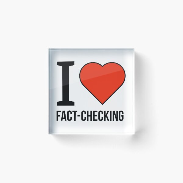 Item preview, I love fact-checking  designed and sold by Rachel the Artist .