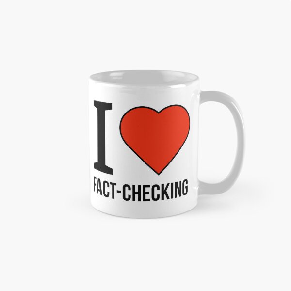 Item preview, I love fact-checking  designed and sold by Rachel the Artist .