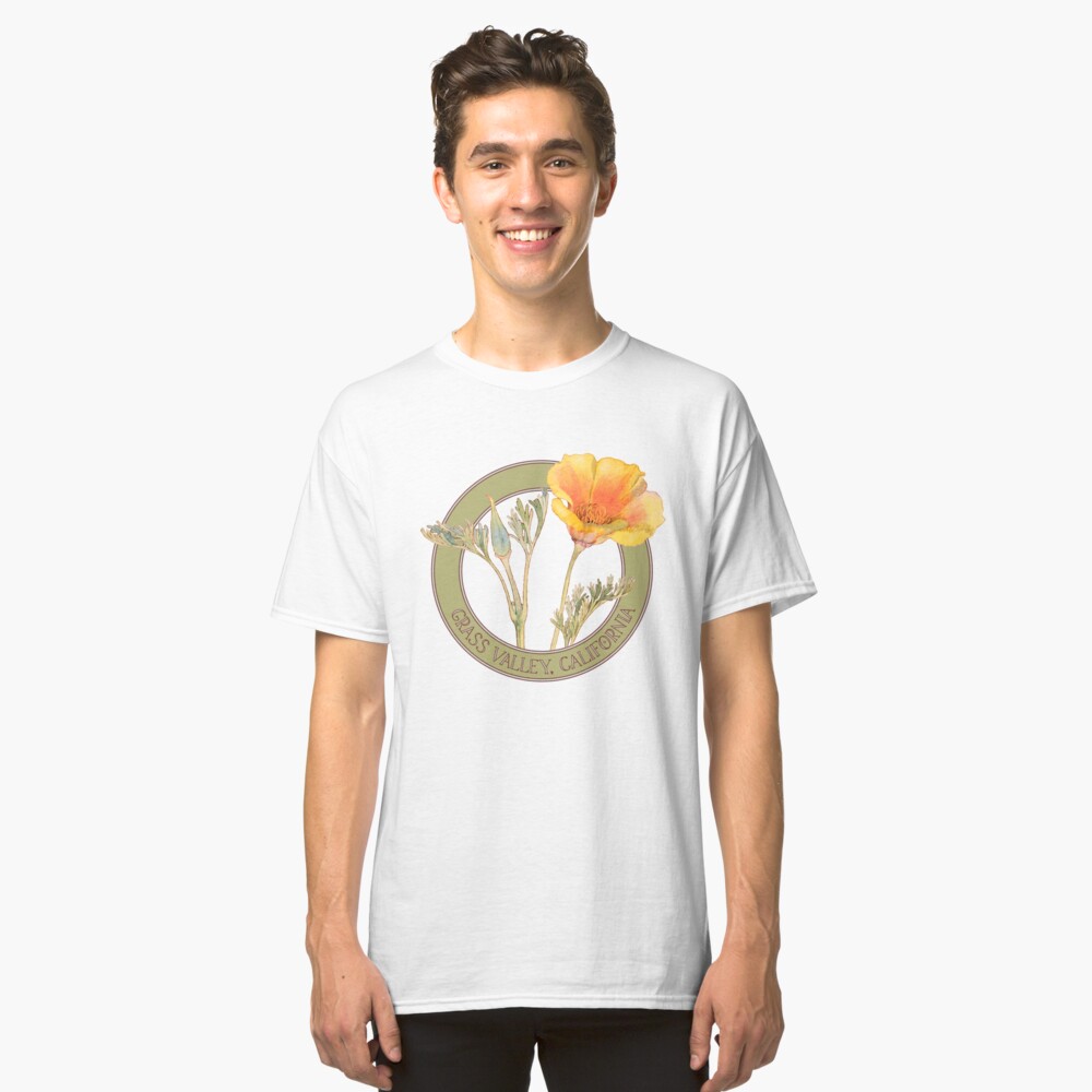 Grass Valley Poppy Classic T-Shirt
