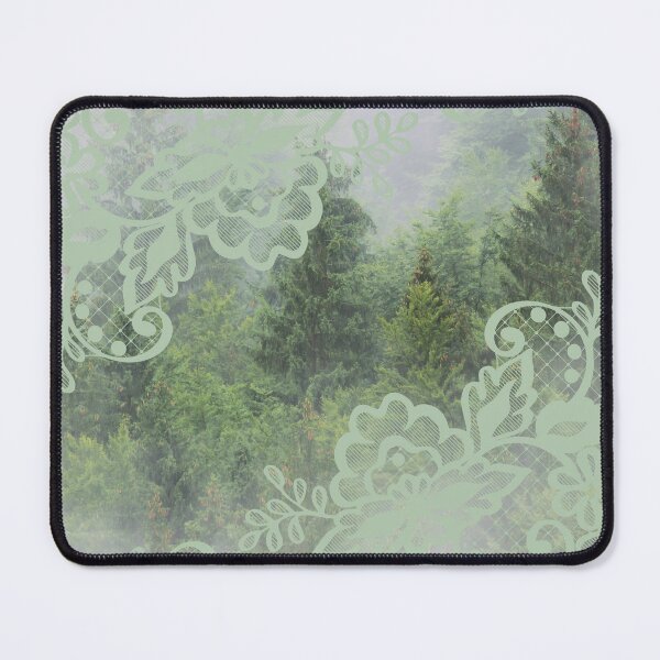 Item preview, Misty Forest with Overlaid Green "Lace"  designed and sold by CountyKent.