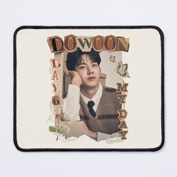 Item preview, DAY6 Dowoon Members Retro Scrapbook Brown Collage Design designed and sold by HELL0WBELLO.