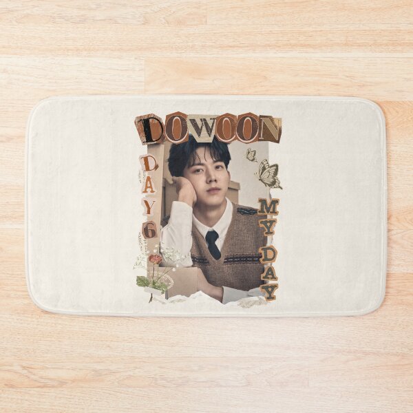 Item preview, DAY6 Dowoon Members Retro Scrapbook Brown Collage Design designed and sold by HELL0WBELLO.